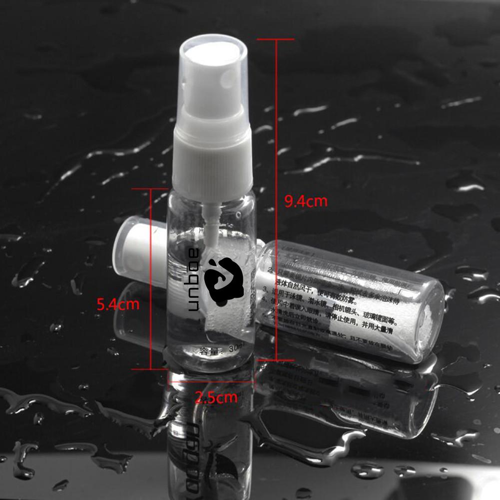 30ml Anti-Fog Spray for Swim Goggles Glasses Scuba Dive Mask Lens Cleaner Sports Glasses Empty Bottle Can Use When Add Water