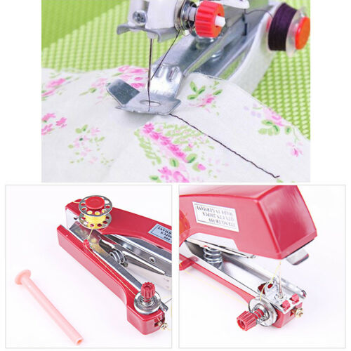 Hot Sale Mini Portable Smart Electric Tailor Stitch Handheld Sewing Machine Home Travel Color Random