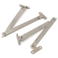 2Pcs Stainless Steel Cabinet Cupboard Furniture Doors Close Lift Up Stay Support Hinge Kitchen Furniture Hardware