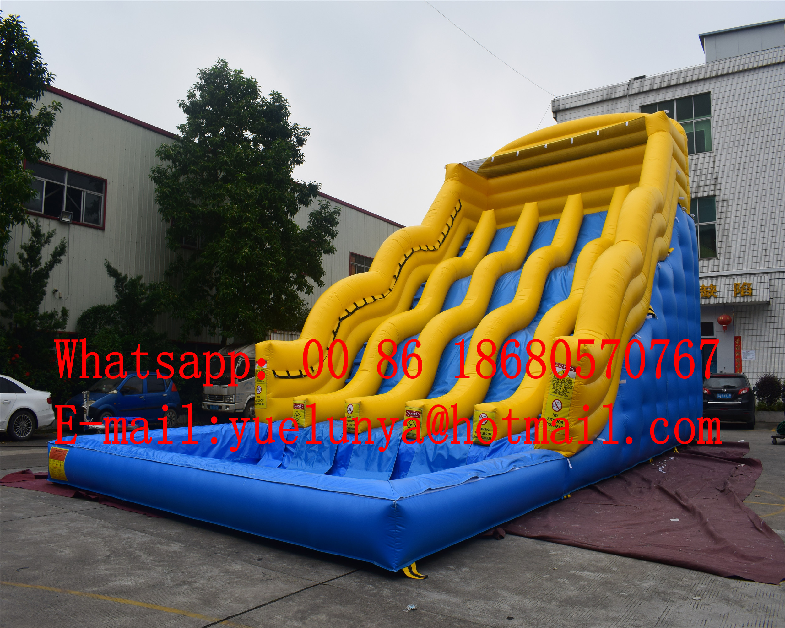 (China Guangzhou) inflatable slides,Castle slides Inflatable water slide BYSW-145