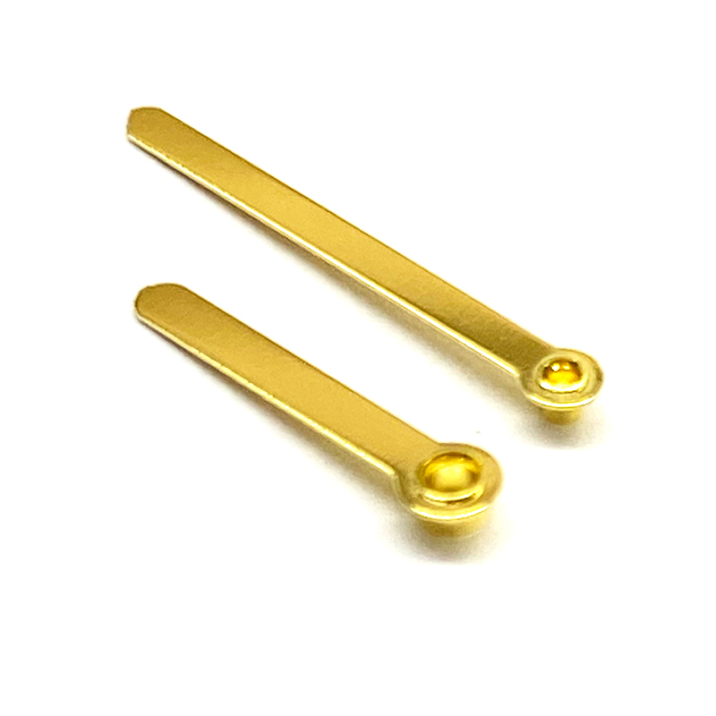 gold stick watch hands 