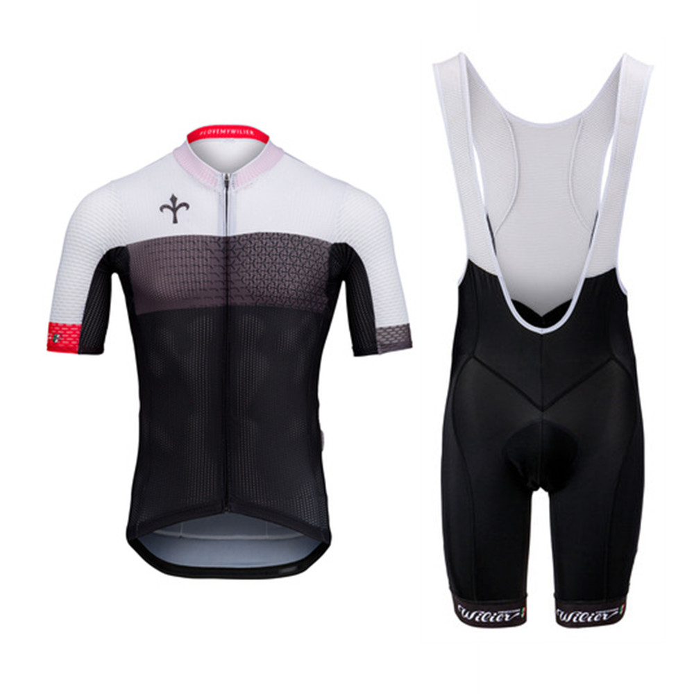 Wilier Men's Summer Cycling Jersey Short Sleeve Sets Bib Shorts Breathable Team Racing Sport Bicycle Jersey Clothing Bike Suit