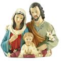 Resin Family Jesus Statue Mary Joseph Catholic Religious Ornament Christmas Gift Home Decoration for Dropshipping