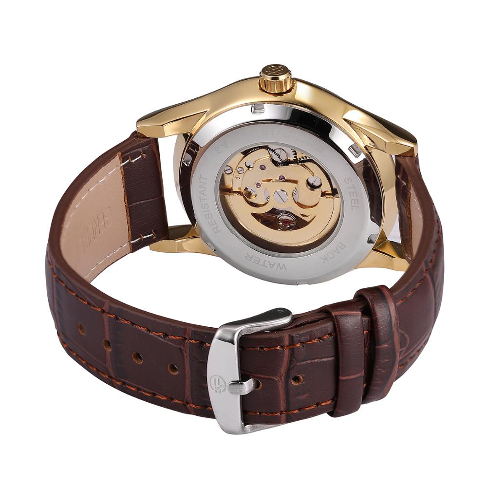 Mens Watches Brand Luxury Diamond Black Gold Automatic Skeleton Clocks 3D Dragon Mechanical Watch Waterproof Relogio Masculino
