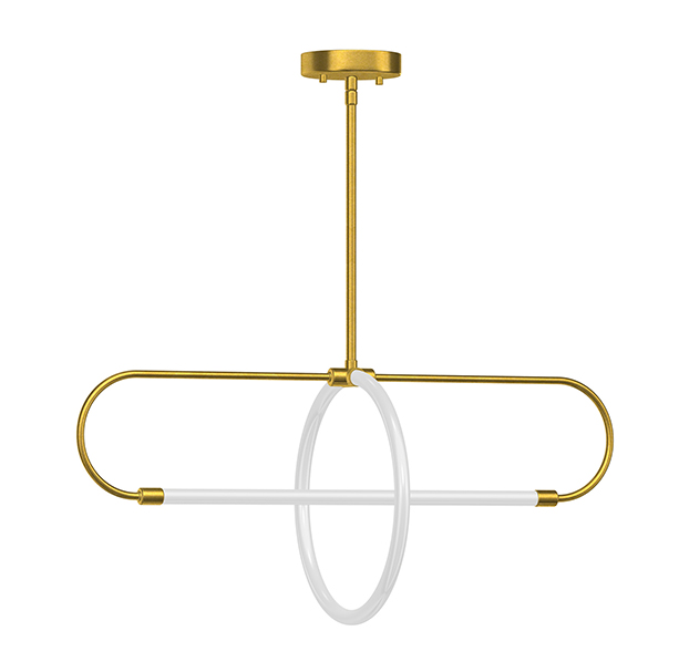 Zdh 4687 2bg Geometric Led Pendant Light