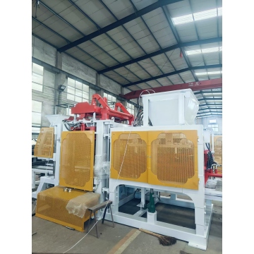 Automatic concrete block machine production line