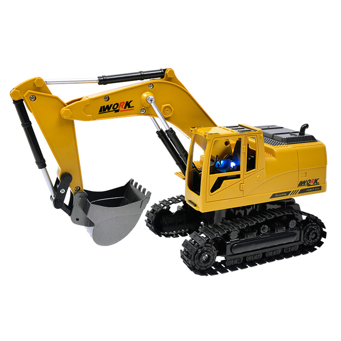 1:24 2.4G RC 8 Channel Crawler Excavator Shovel Crawler Navvy Model Construction Vehicle Remote Control Toys