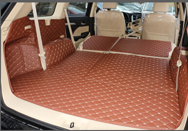 Good mats Special trunk mats for Toyota Highlander 7 seats 2018-2015 cargo liner boot carpets for Highlander 2017 styling