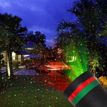 Outdoor Garden Lawn Stage Effect Light Fairy Star Laser Projector Waterproof Landscape Park Garden Christmas Decorative Lamp