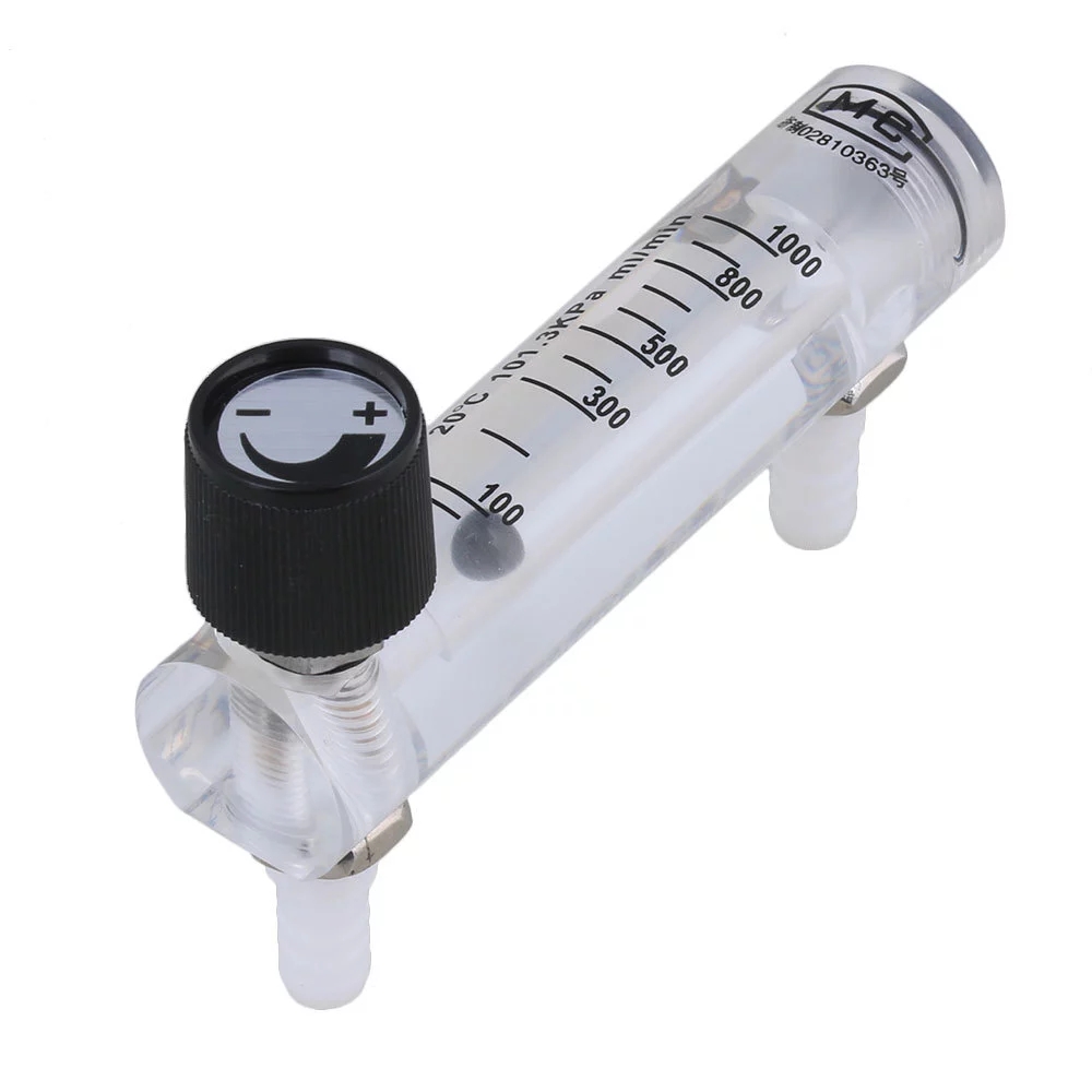 100-1000ml/min Air Oxygen Gas Flow Meter for Measuring Controlling Flow