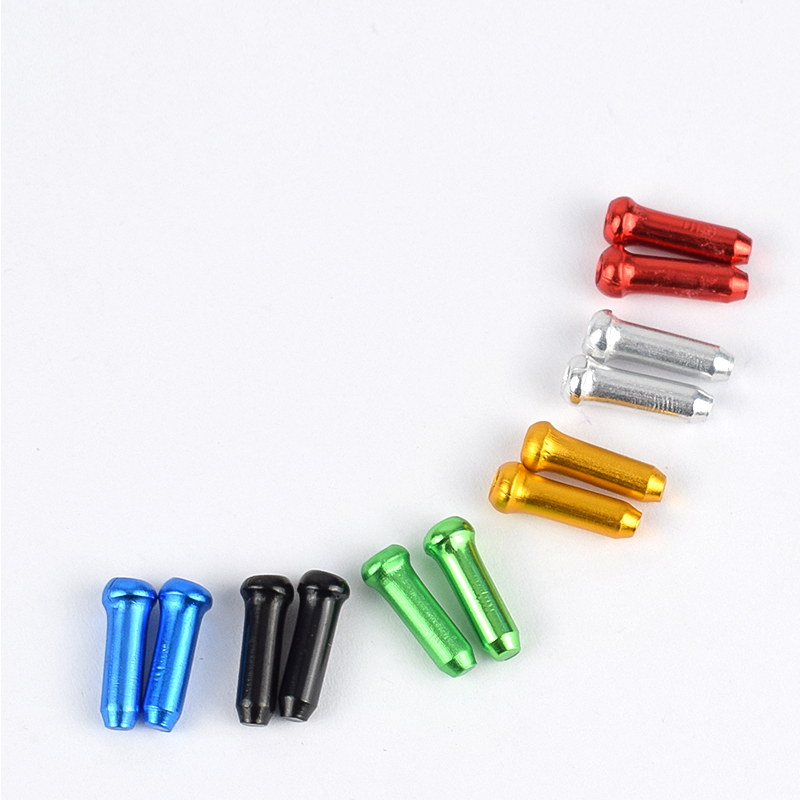 100PCS Bicycle Cable End Caps Bike Wire End Caps for MTB Bike Brake Derailleur Shifter Cable Tips MTB Bike Bicycle Accessories