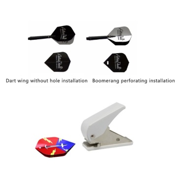 Dart Wing Punch Tool Professional Darts Flight Hole Puncher Metal Ring Accessory