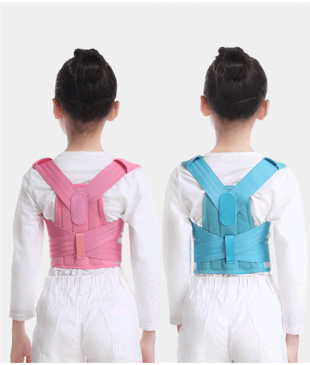 Breathable folded kyphosis correction brace belt for children Back Support Shoulder Belt Children Kyphosis correction