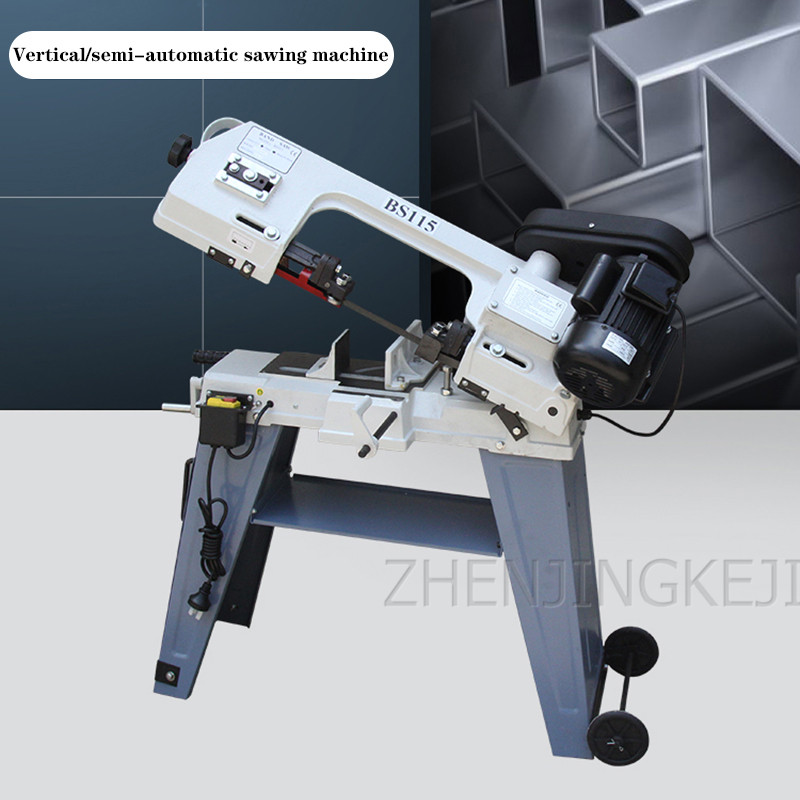 220V Metal Band Saw Cutting Multi-function Sawing Machine Woodworking Vertical Sawing Machine Cutting Machine Cutting Angle