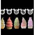 9 In 1 Set Fantastic Modeling Caps Fittings Soft Serve Ice Cream Machine Spare Parts Lids Nozzle Accessories 29mm Inner Diameter