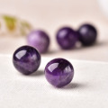 1PC Natural Amethyst crystal ball 20mm Reiki Quartz Energy Healing Stone Ore Mineral For Home Decoration Collection DIY gift