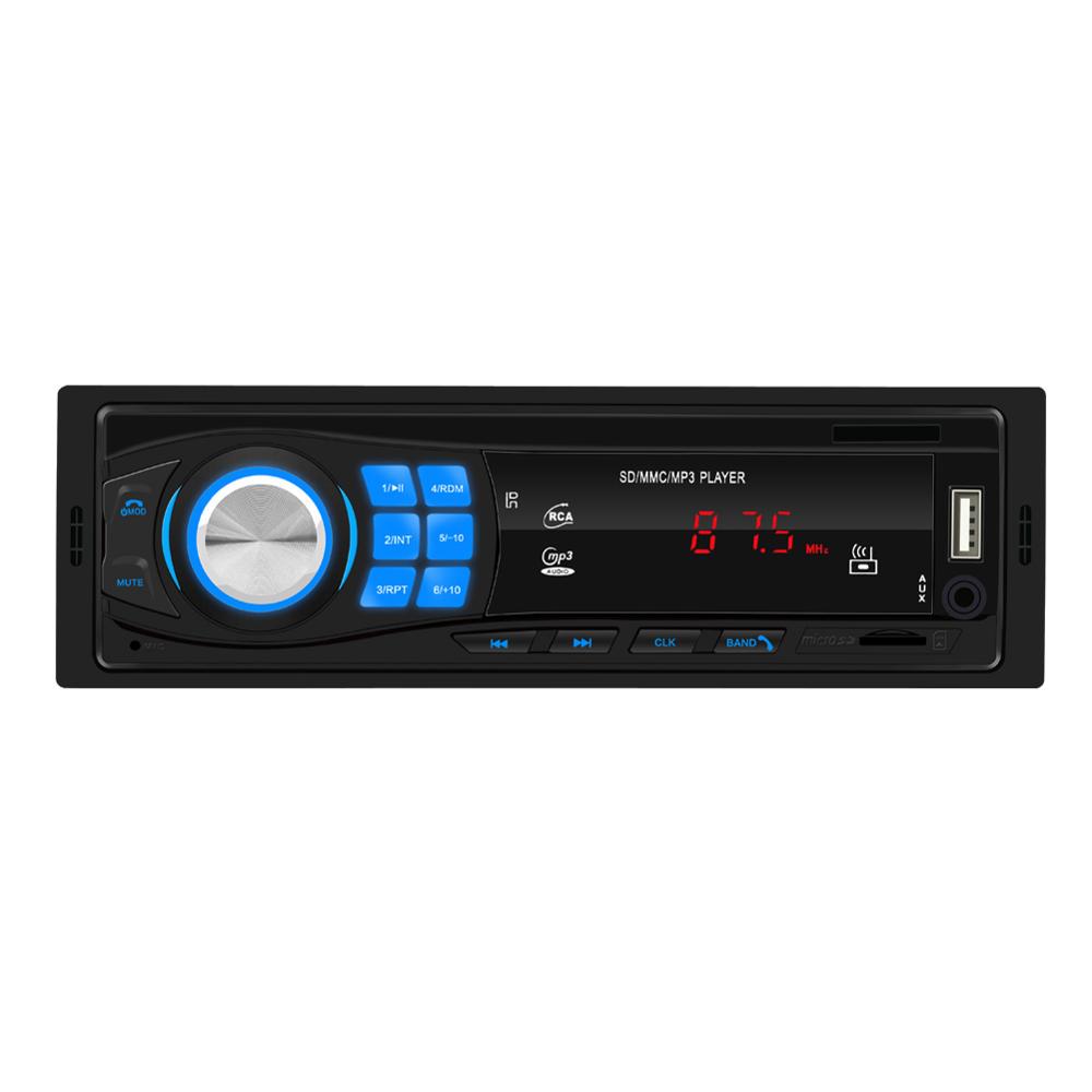 1 din 12V Universal Car Bluetooth MP3 Player Card Car Control Modification Car Stereo MP3 Player