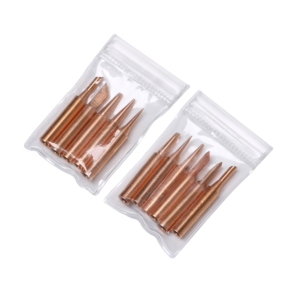 5/6Pcs Pure Copper 900M-T Soldering Iron Tip Lead-free For Soldering Rework Station Soldering Tips Power Tool Accessories