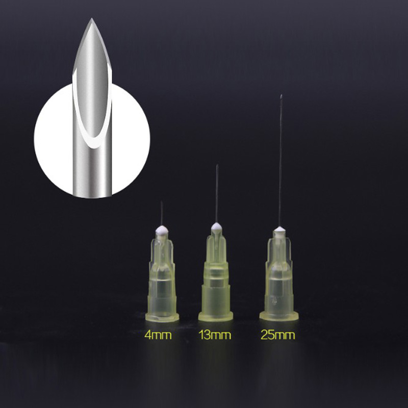 Eyelid Tools Painless small needle 4/13/25mm painless beauty ultrafine 50pcs 30G * 4mm ,30G * 13mm ,30G * 25mm syringes Needles