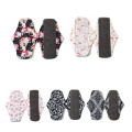 5pcs Large Small Medium Reusable Bamboo Charcoal Menstrual Pad Breathable Female Cloth Pad Sanitary Pad For Different Period