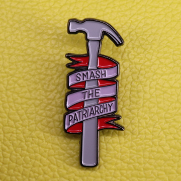Smash the patriarchy feminist pin resistance resist brooch female empowerment feminism badge girl power gift women accessories
