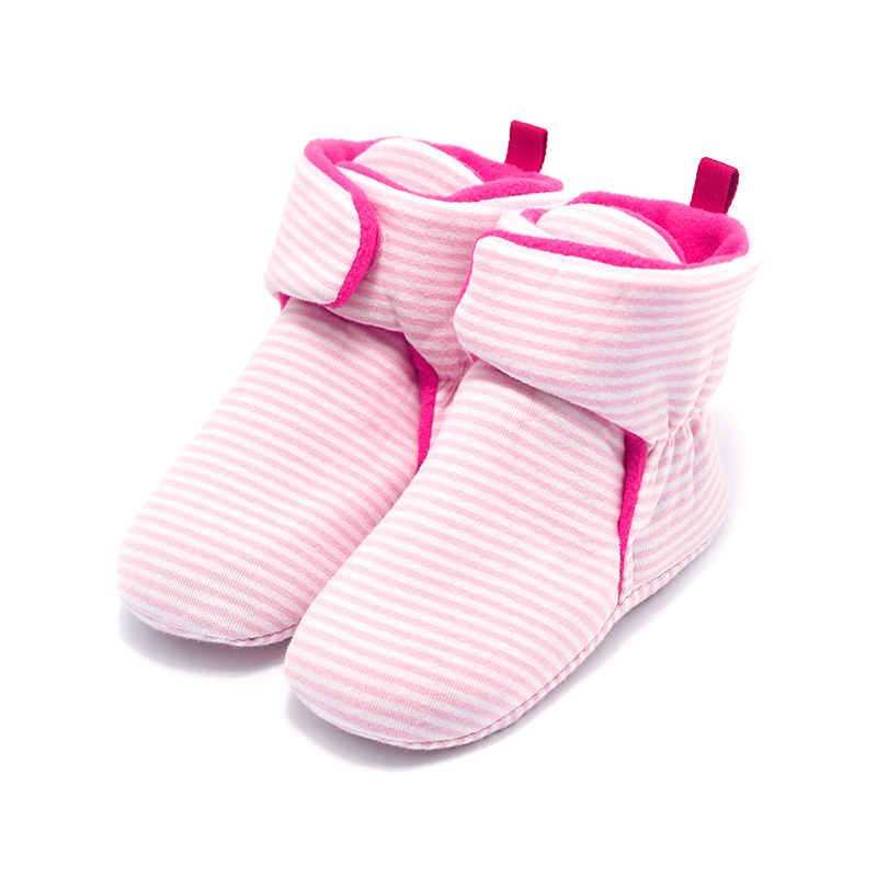Newborn First Walkers Unisex Cozie Faux Fleece Bootie Winter Warm Infant Toddler Crib Shoes Classic Floor Boys Girls Baby Boots