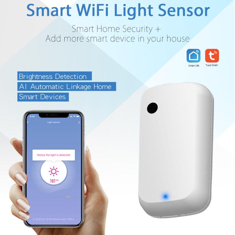 Tuya WIFI Smart Light Sensor Smart Home Light Automation Sense Linkage Control With Alexa Google Home Smart Electronics