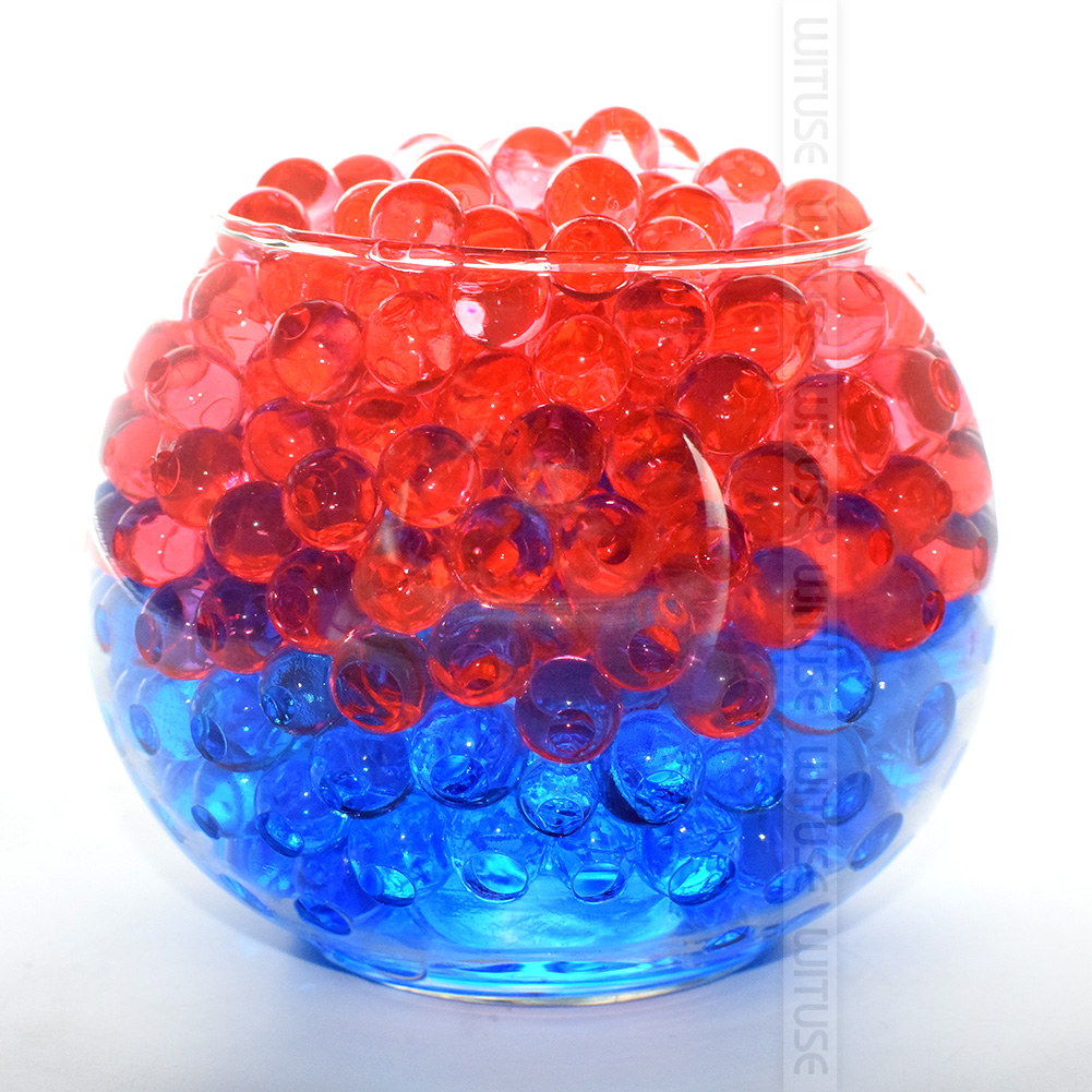 10000pcs Home Decor Pearl Shaped Crystal Soil Water Beads Hydrogel Ball For Flower Weeding Mud Grow Magic Jelly Balls 10 Colors