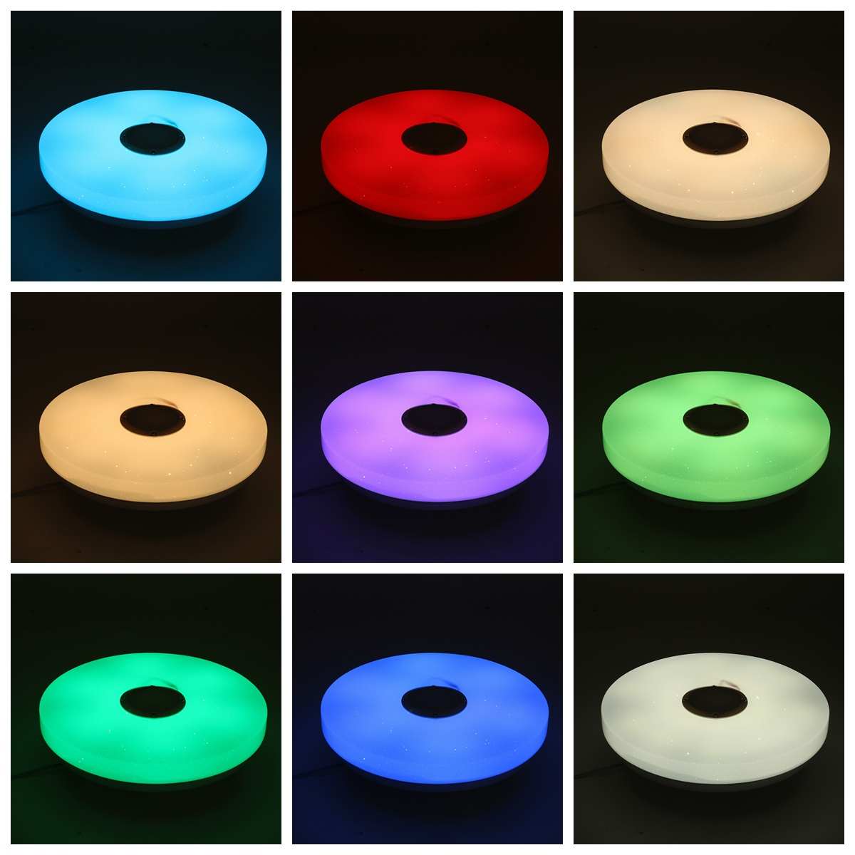 Modern RGB LED Ceiling Light 36W 52W Ceiling lamp APP bluetooth Music Lamp Living Room Bedroom Ceiling Lighting + Remote control