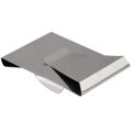 ISKYBOB Stainless Steel Slim Double Sided Men Women Money Clip Wallet Metal Credit Card Money Holder Bill Steel Clip Clamp