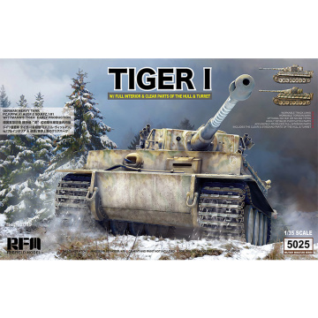 w/Fully Interior[Rye Field Model] Ryefield Model RFM RM-5025 1/35 Tiger I Clear Parts Ver.