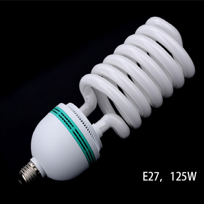 E27 85W/125W Energy-saving Smart Large Spiral Fluorescent Day Light Bulbs Lamp Home Radiation High Light Efficiency