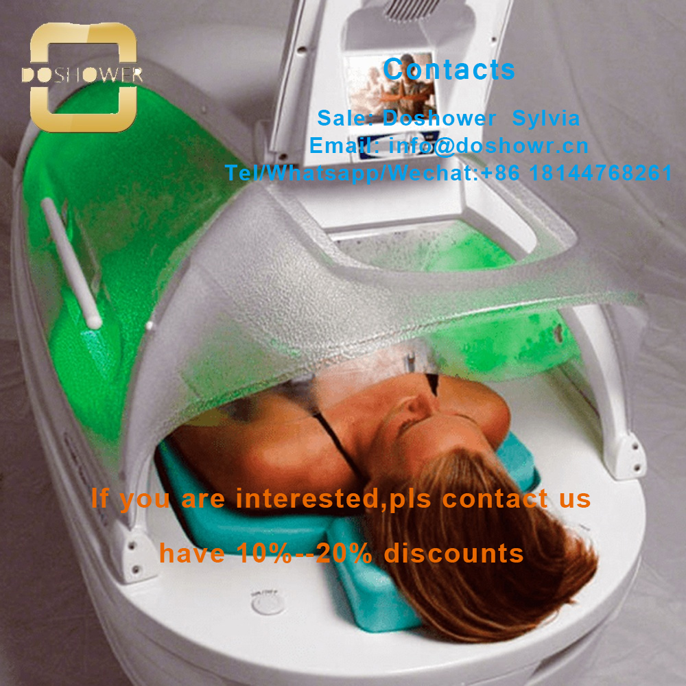 Led lights spa capsule with hydro capsule spa for oxygen spa capsule