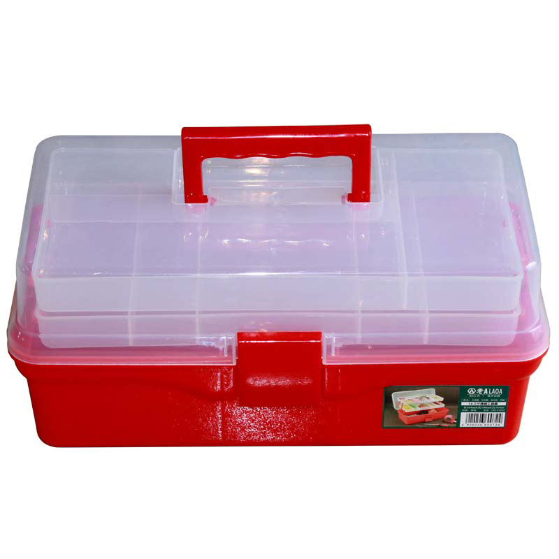LAOA Colorful Folded Tool Box Work-box Foldable Toolbox Medicine Cabinet Manicure Kit Workbin For Storage