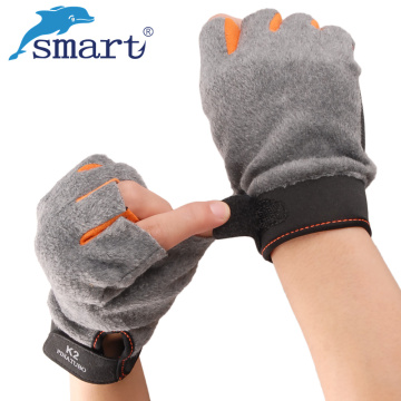 Smart Winter Fishing Goves 3 Cut Finger Anti-Slip Half Finger Riding Glove Warm 1Pair Durable Gloves Outdoor Hunting Gloves