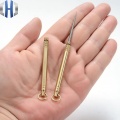 Brass Portable Waterproof Warehouse Titanium Toothpick Combination One Toothpick Holder Titanium Ear Spoon + Brass Barrel