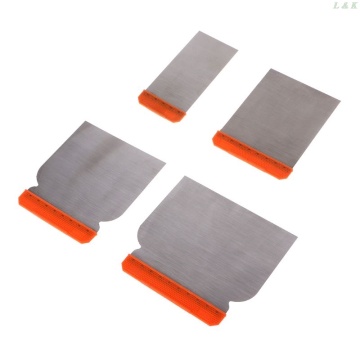 4pcs Carbon Steel Putty Knives Kit Durable Scraper Putty Cleaning Filling Tool