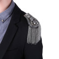 Unisex Handmade Epaulette Vintage Gothic Punk Epaulets Clothing Decor Epaulet Accessories Shoulder Board Badge DIY Jewelry Gift