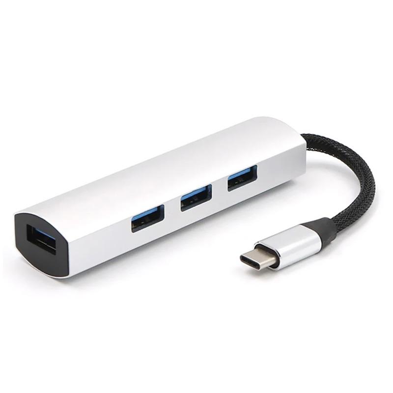 USB HUB 4 Port Multi Splitter Adapter Type C 3.1 OTG For iPhone Xiaomi Macbook Pro 13 15 Air Pro PC Computer Accessories