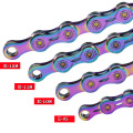 SUMC Mountain Bike Road Bike shifting Chain Colorful Bicycle chain 9S 10S 11S 12S For M8000 M6000 M9100 M610 With Missinglink