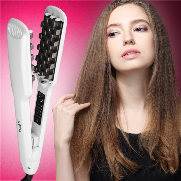 CkeyiN Fluffy Hair Straightener Hair Curler Volumizing Iron Flat Iron Small Waves Hair Curlers Curling Irons Hair Styling Tools