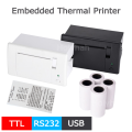 58mm Panel Embedded Thermal Printer Kiosk Mini Receipt Printer with Interface RS232 TTL USB Use for ESC POS Arduino