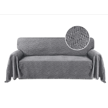 Woven Jacquard Cotton Sofa Towel