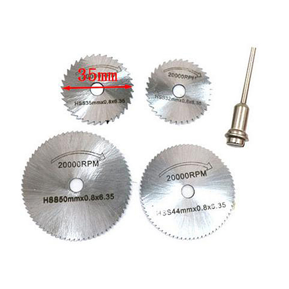 6 Pcs HSS Metal Circular Saw Disc Wheel Blades Cut Off Drill Rotary Tools Fine Precision Cuts For Small Cut Off Jobs