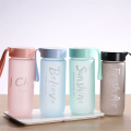 Simple Plastic Cup Outdoor Sports Portable Tea Water Cup Adult Student Large-capacity Water Bottle Kitchen Gadgets