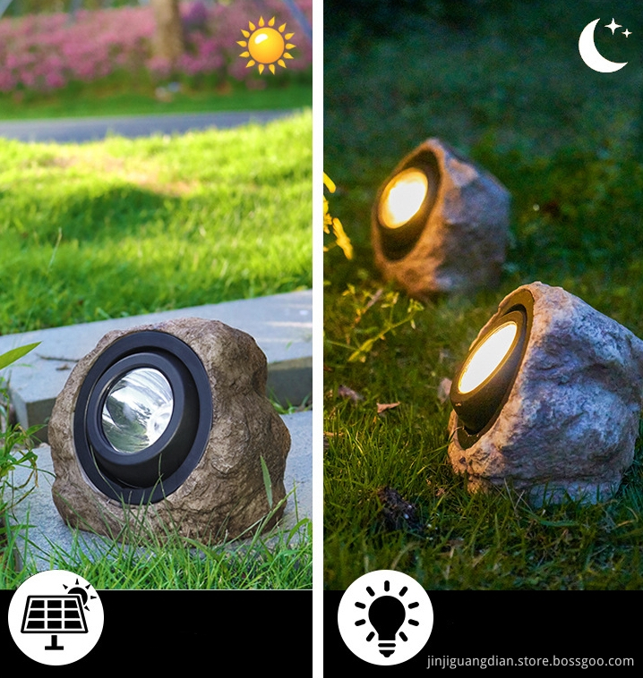 Resin Simulated Stone Lamp