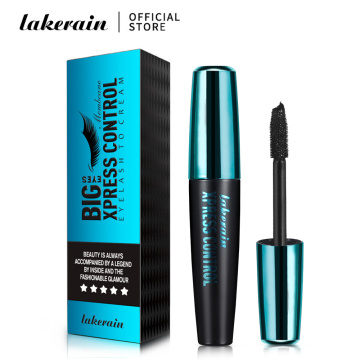 lakerain 4D Silk Fiber Lashes Eyelash Mascara Quick Dry Waterproof Rimel Maquiagem Thick Lengthening Eyelash Extension Mascara