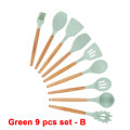 Green 9 pcs set - B