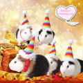 Pet Products Christmas Hat Soft Plush Party Pet Products Tie Cat Hat Guinea Pig Ornament Euramerican Christmas Flying Squirrel