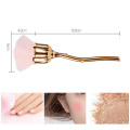 Rose Shape Duster Cleaner Rose Nail Art Manicure Pedicure Powder Remover Cleaning Brush Tool Soft Pink Makeup Brush Nail Care